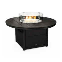 POLYWOOD Round 48" Fire Pit Table