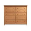 Copeland Sarah 10-Drawer Dresser -VERMONT WOODS Sarah Cherry 10 Drawer Dresser