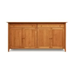Copeland Sarah Shaker 4-Door, 2-Drawer Large Buffet 12 Copeland Sarah Shaker 4-Door, 2-Drawer Large Buffet -VERMONT WOODS Sarah Cherry 2 Drawer 4 Door Buffet Autumn Cherry