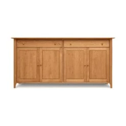 Copeland Sarah Shaker 4-Door, 2-Drawer Large Buffet 11 Copeland Sarah Shaker 4-Door, 2-Drawer Large Buffet -VERMONT WOODS Sarah Cherry 2 Drawer 4 Door Buffet Natural Cherry
