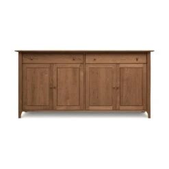 Copeland Sarah Shaker 4-Door, 2-Drawer Large Buffet 14 Copeland Sarah Shaker 4-Door, 2-Drawer Large Buffet -VERMONT WOODS Sarah Cherry 2 Drawer 4 Door Buffet Saddle Cherry