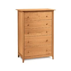 Sarah 5-Drawer Chest 14 Sarah 5-Drawer Chest -VERMONT WOODS Sarah Cherry 5 Drawer Chest Natural Cherry