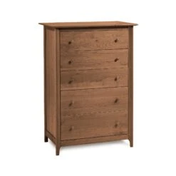 Sarah 5-Drawer Chest 17 Sarah 5-Drawer Chest -VERMONT WOODS Sarah Cherry 5 Drawer Chest Saddle Cherry
