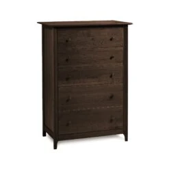 Sarah 5-Drawer Chest 18 Sarah 5-Drawer Chest -VERMONT WOODS Sarah Cherry 5 Drawer Chest Smoke Cherry