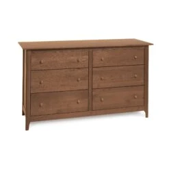 Sarah 6-Drawer Dresser -VERMONT WOODS Sarah Cherry 6 Drawer Dresser Saddle Cherry