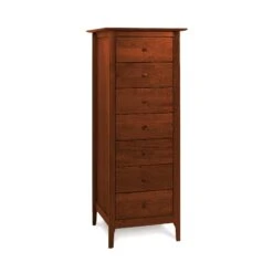 Copeland Sarah 7-Drawer Lingerie Chest -VERMONT WOODS Sarah Cherry 7 Drawer Lingerie Chest Cognac Cherry