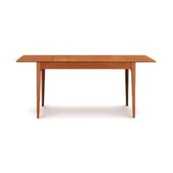 Copeland Sarah Shaker Tapered Leg Extension Dining Table -VERMONT WOODS Sarah Cherry Four Leg Extension Table 38x66 Autumn Cherry