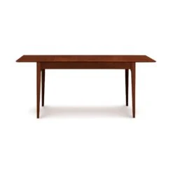 Copeland Sarah Shaker Tapered Leg Extension Dining Table -VERMONT WOODS Sarah Cherry Four Leg Extension Table 38x66 Cognac Cherry