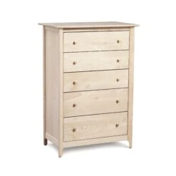 Sarah 5-Drawer Chest 21 Sarah 5-Drawer Chest -VERMONT WOODS Sarah Maple 5 Drawer Chest Parchment Maple
