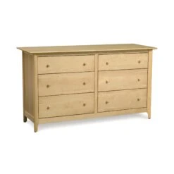 Sarah 6-Drawer Dresser -VERMONT WOODS Sarah Maple 6 Drawer Dresser