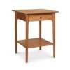Copeland Sarah 1-Drawer Open Shelf Shaker Nightstand -VERMONT WOODS Sarah Shaker 1 Drawer Open Shelf Nightstand