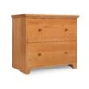 Solid Cherry Wood 2-Drawer Lateral File Cabinet - Shaker Style 1 Solid Cherry Wood 2-Drawer Lateral File Cabinet - Shaker Style -VERMONT WOODS Shaker 2 Drawer Lateral Filing Cabinet