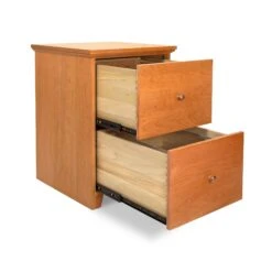 Solid Cherry Wood 2-Drawer Shaker Vertical File Cabinet -VERMONT WOODS Shaker 2 Drawer Vertical Filing Cabinet 2 2q58wy