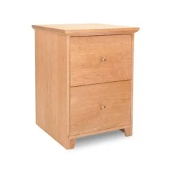 Solid Cherry Wood 2-Drawer Shaker Vertical File Cabinet -VERMONT WOODS Shaker 2 Drawer Vertical Filing Cabinet Natural Maple sii4ep