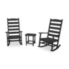 POLYWOOD Shaker 3-Piece Porch Rocking Chair Set -VERMONT WOODS Shaker 3 Piece Porch Rocking Chair Set