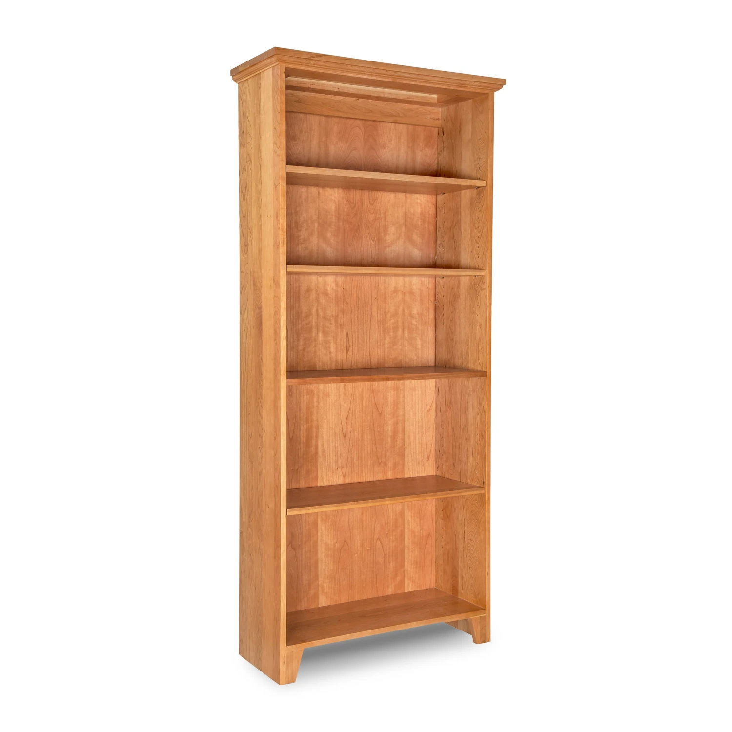 Custom Solid Wood Shaker Bookcase - Handcrafted in Vermont 3 Custom Solid Wood Shaker Bookcase - Handcrafted in Vermont