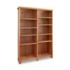 Custom Solid Wood Shaker Wide Open Shelf Bookcase 2 Custom Solid Wood Shaker Wide Open Shelf Bookcase -VERMONT WOODS Shaker Wide Bookcase