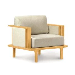 Copeland Furniture Sierra Upholstered Chair with Upholstered Panels
