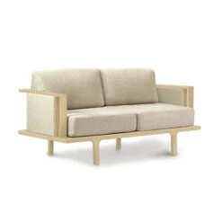 Modern Sierra Upholstered Loveseat with Solid Hardwood Frame 8 Modern Sierra Upholstered Loveseat with Solid Hardwood Frame -VERMONT WOODS Sierra Oak Upholstered Loveseat with Upholstered Panels f92bea05 ecaa 4a22 9ed5 79f4244d5dec