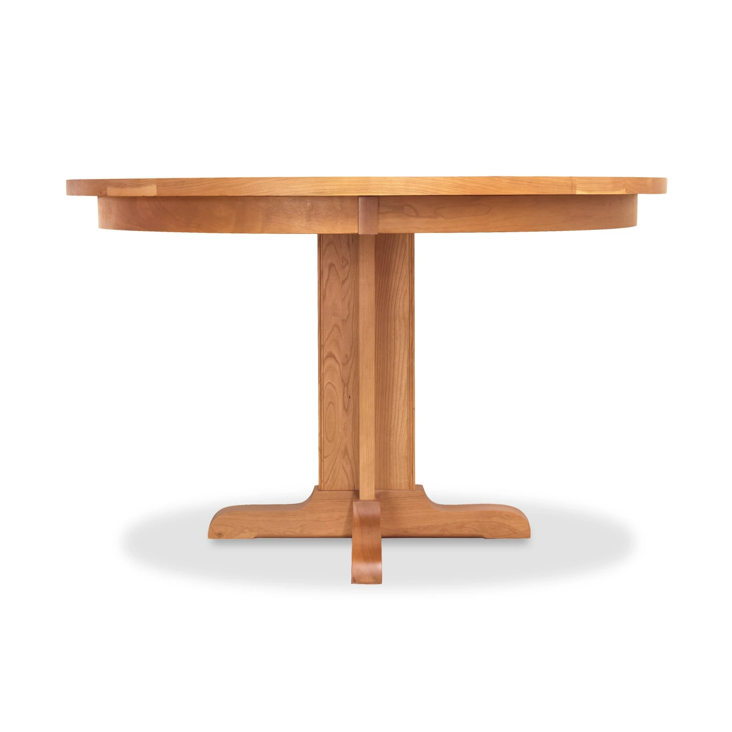 Handcrafted Solid Wood Round Pedestal Dining & Game Table 4 Handcrafted Solid Wood Round Pedestal Dining & Game Table - Image 2