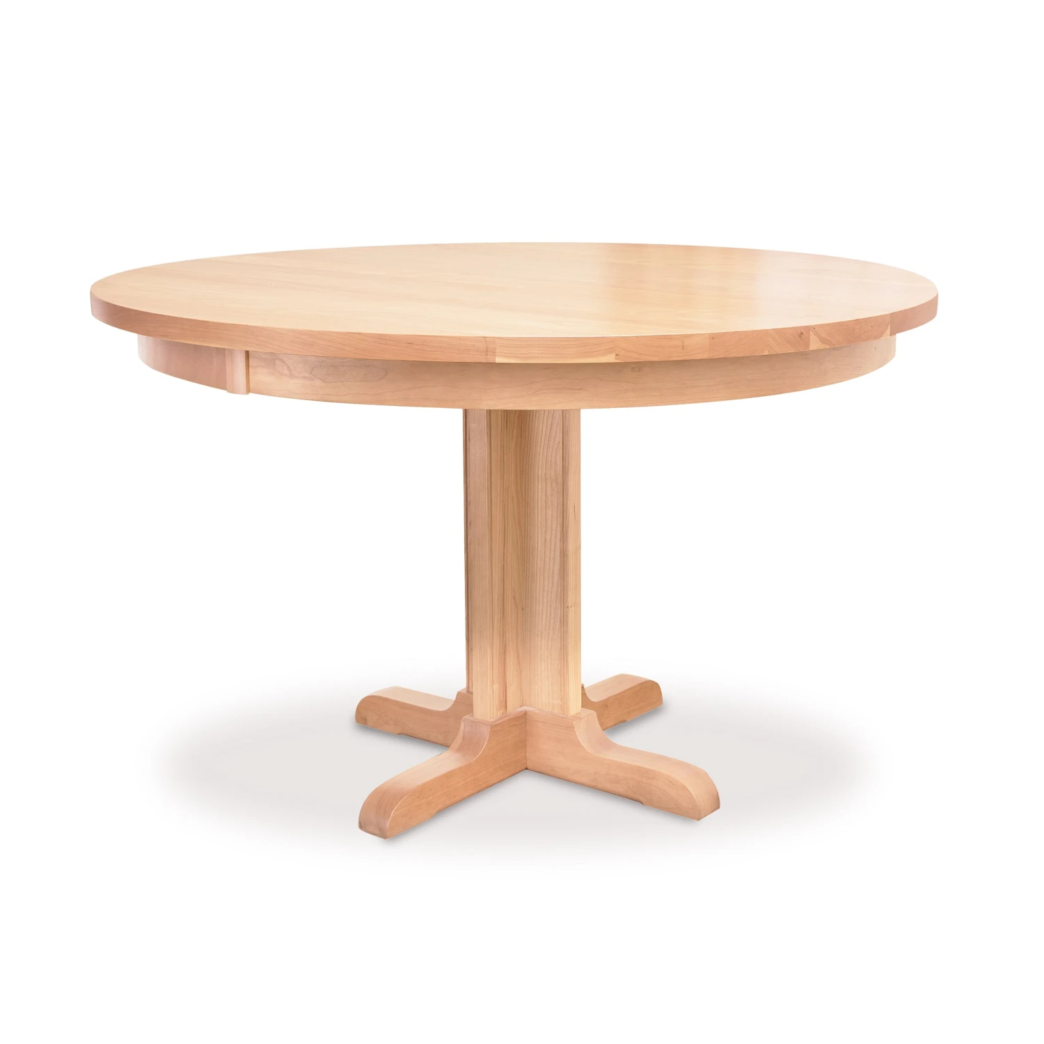 Handcrafted Solid Wood Round Pedestal Dining & Game Table 7 Handcrafted Solid Wood Round Pedestal Dining & Game Table - Image 5