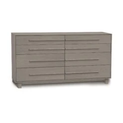 Copeland Furniture Sloane 8-Drawer Modern Wood Dresser 9 Copeland Furniture Sloane 8-Drawer Modern Wood Dresser -VERMONT WOODS Sloane Oak 8 Drawer Dresser Weathered Oak