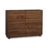 Sloane 10-Drawer Solid American Hardwood Dresser 2 Sloane 10-Drawer Solid American Hardwood Dresser -VERMONT WOODS Sloane Walnut 10 Drawer Dresser