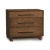 Copeland Furniture Sloane 3-Drawer Chest 2 Copeland Furniture Sloane 3-Drawer Chest -VERMONT WOODS Sloane Walnut 3 Drawer Chest