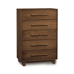 Sloane 5-Drawer Wide Chest - Solid American Hardwood