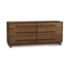 Copeland Furniture Sloane 6-Drawer Dresser 1 Copeland Furniture Sloane 6-Drawer Dresser -VERMONT WOODS Sloane Walnut 6 Drawer Dresser