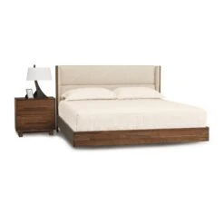 Copeland Furniture Sloane Floating Bed -VERMONT WOODS Sloane Walnut Floating Bed 3