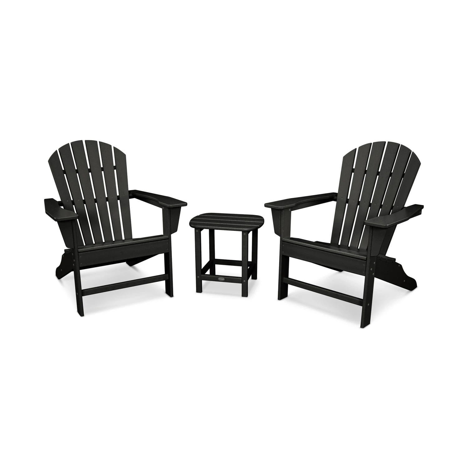 POLYWOOD South Beach Adirondack 3-Piece Set 3 POLYWOOD South Beach Adirondack 3-Piece Set