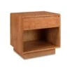 Solid Wood 1-Drawer Nightstand - The Sutton Handcrafted Bedside Table 1 Solid Wood 1-Drawer Nightstand - The Sutton Handcrafted Bedside Table -VERMONT WOODS Sutton 1 Drawer Nightstand