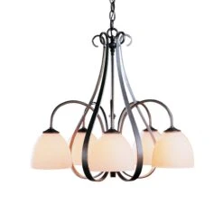 Hubbardton Forge Sweeping Taper 5-Arm Chandelier