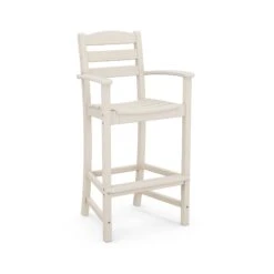 POLYWOOD La Casa Cafe Outdoor Bar Arm Chair -VERMONT WOODS TD202SA Sand
