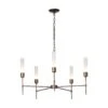 Hubbardton Forge Vela 5-Arm Chandelier 2 Hubbardton Forge Vela 5-Arm Chandelier -VERMONT WOODS Vela Chandelier