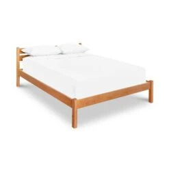 Vergennes Solid Wood Platform Bed - Handcrafted in Vermont