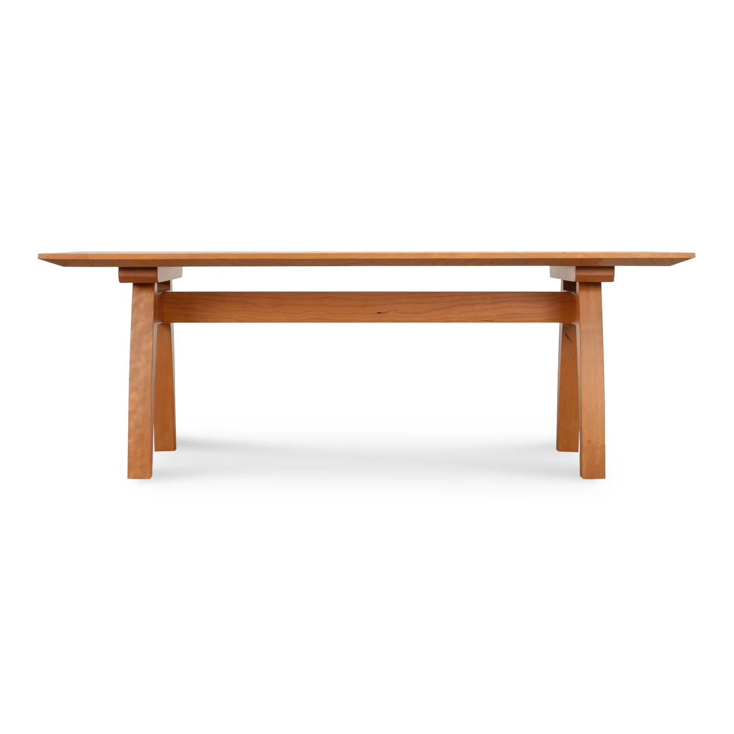 Vermont Modern Solid Wood Trestle Coffee Table 4 Vermont Modern Solid Wood Trestle Coffee Table - Image 2