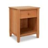 Vermont Shaker 1-Drawer Enclosed Shelf Nightstand 2 Vermont Shaker 1-Drawer Enclosed Shelf Nightstand -VERMONT WOODS Vermont Shaker 1 Drawer Enclosed Shelf Nightstand