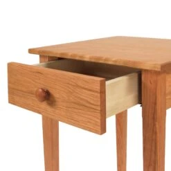 Vermont Shaker Solid Wood Bedside Table 10 Vermont Shaker Solid Wood Bedside Table -VERMONT WOODS Vermont Shaker 1 Drawer Nightstand 2