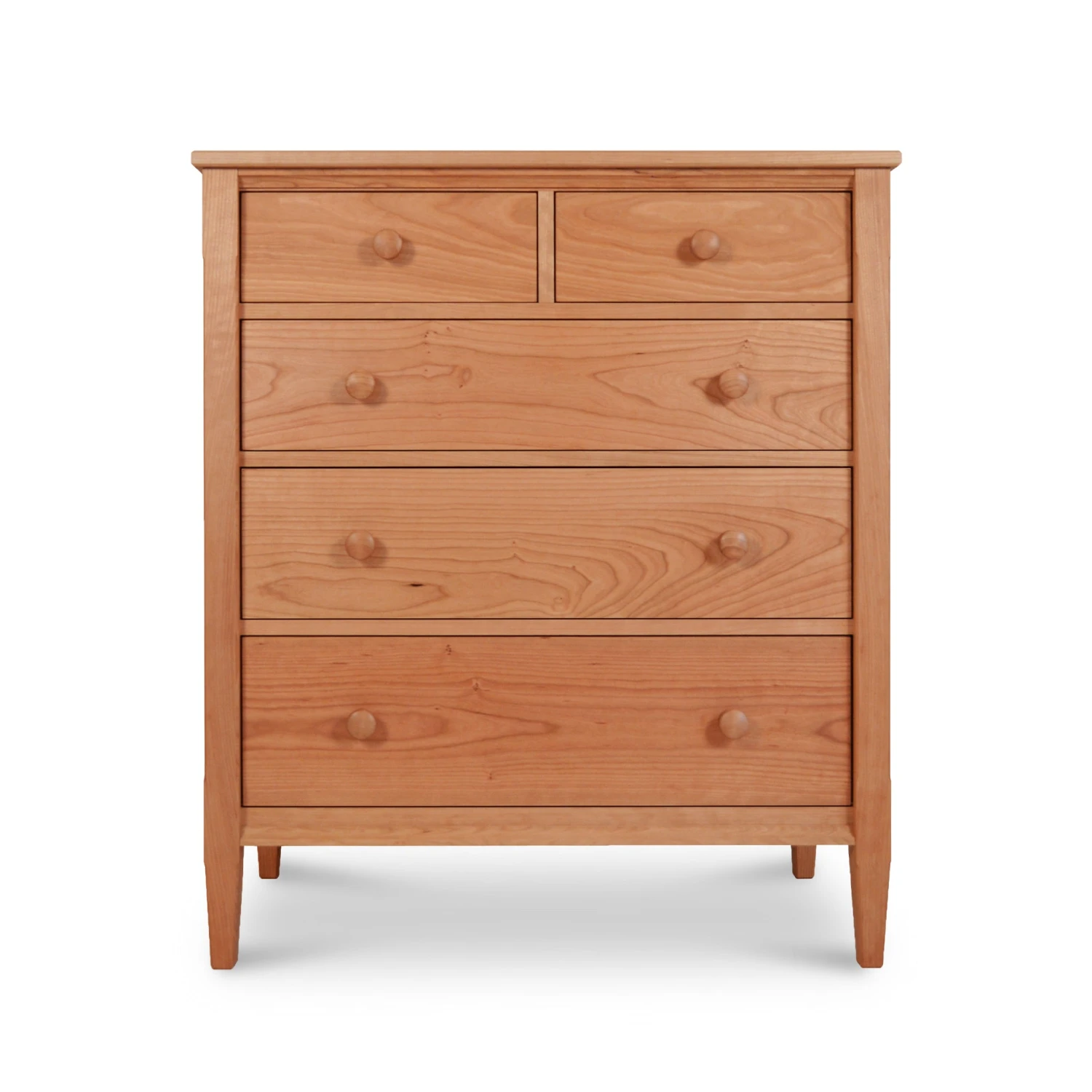 Vermont Shaker 5-Drawer Chest: Handcrafted Solid Wood Storage 4 Vermont Shaker 5-Drawer Chest: Handcrafted Solid Wood Storage - Image 2