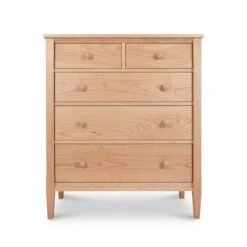 Vermont Shaker 5-Drawer Chest: Handcrafted Solid Wood Storage 8 Vermont Shaker 5-Drawer Chest: Handcrafted Solid Wood Storage -VERMONT WOODS Vermont Shaker 5 Drawer Chest Natural Maple