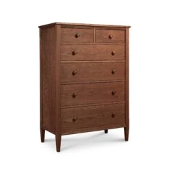 Vermont Shaker 6-Drawer Chest - Handcrafted Hardwood Bedroom Storage 21 Vermont Shaker 6-Drawer Chest - Handcrafted Hardwood Bedroom Storage -VERMONT WOODS Vermont Shaker 6 Drawer Chest Natural Walnut ufm92c