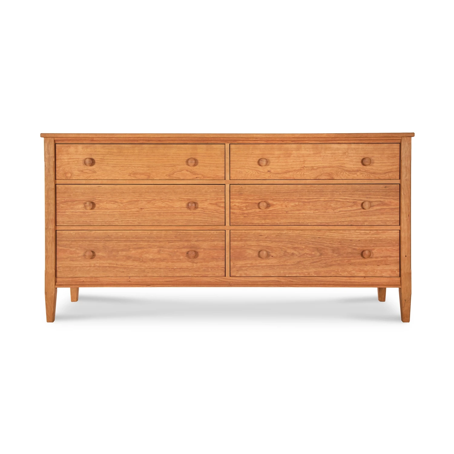 Vermont Shaker 6-Drawer Dresser: Handmade Solid Wood Storage 3 Vermont Shaker 6-Drawer Dresser: Handmade Solid Wood Storage