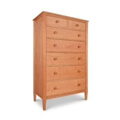 Vermont Shaker 7-Drawer Chest - Handcrafted Natural Cherry