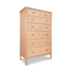 Vermont Shaker 7-Drawer Chest - Handcrafted Natural Cherry -VERMONT WOODS Vermont Shaker 7 Drawer Chest Natural Maple