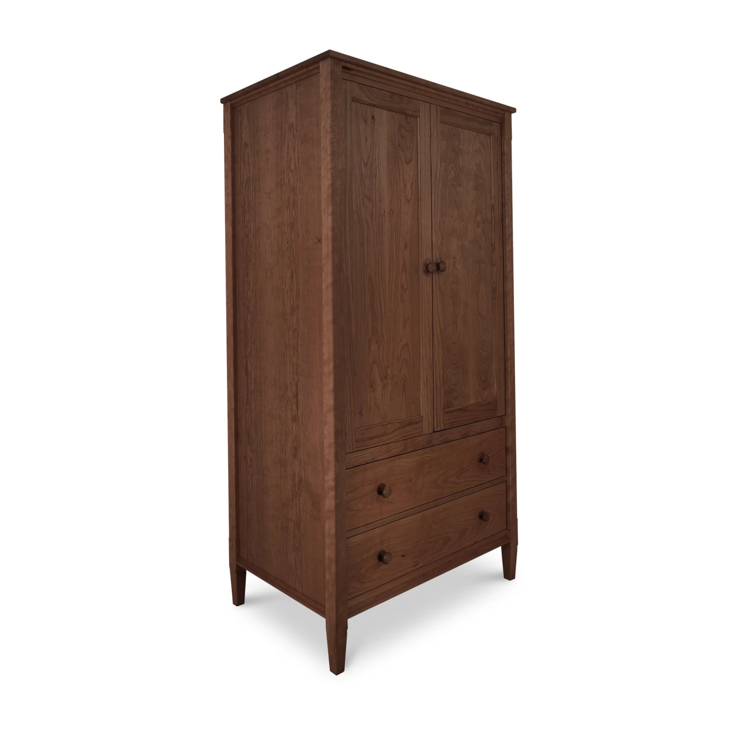 Vermont Shaker Armoire - Solid Wood Wardrobe Cabinet 6 Vermont Shaker Armoire - Solid Wood Wardrobe Cabinet - Image 4