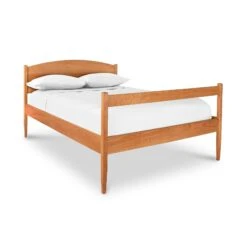 Vermont Shaker Solid Wood Platform Bed - Handmade Heirloom Quality