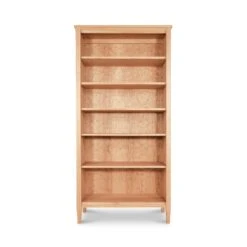 Vermont Shaker Bookcase: Handcrafted Solid Hardwood Storage 30 Vermont Shaker Bookcase: Handcrafted Solid Hardwood Storage -VERMONT WOODS Vermont Shaker Bookcase 73 Inch Natural Maple