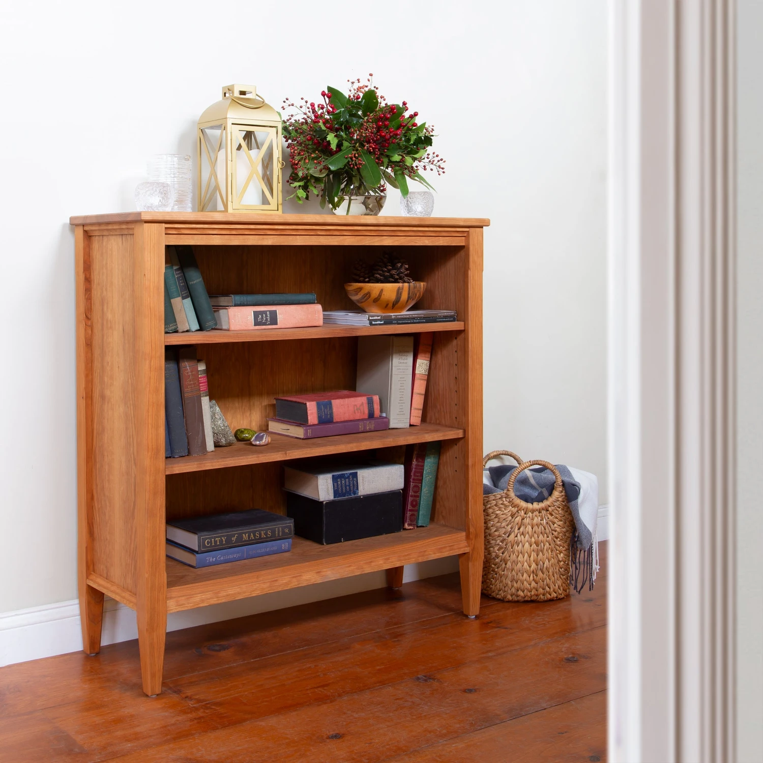 Vermont Shaker Bookcase: Handcrafted Solid Hardwood Storage 11 Vermont Shaker Bookcase: Handcrafted Solid Hardwood Storage - Image 9